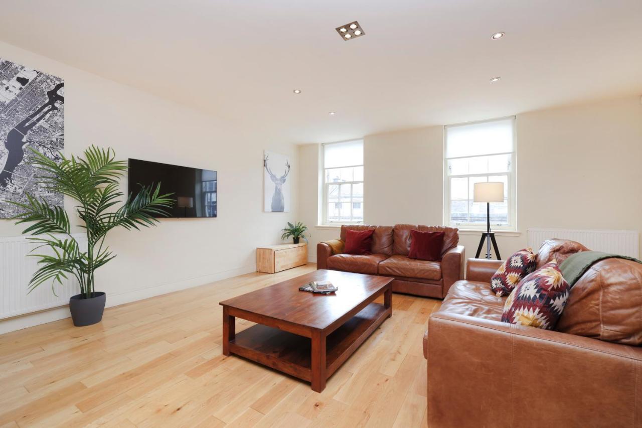 Joivy Spacious 2 Bed,2 Bath Flat, Free Parking And Rooftop Terrace 爱丁堡 外观 照片